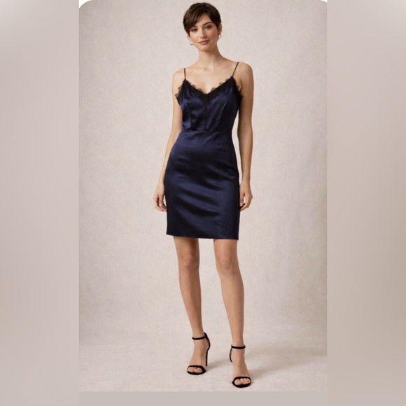 Anthropologie Dresses & Skirts - NWT Anthropologie Lumiere XS Lace Midi Sheath Slip Dress Chic Romantic 90’s